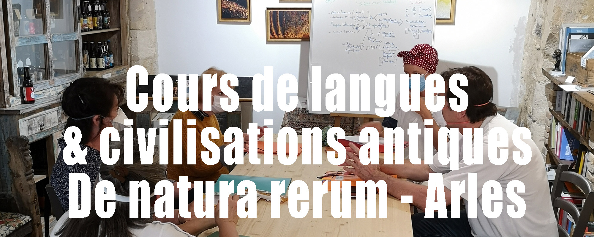 Cours de langues et civilisations antiques chez De natura rerum à Arles