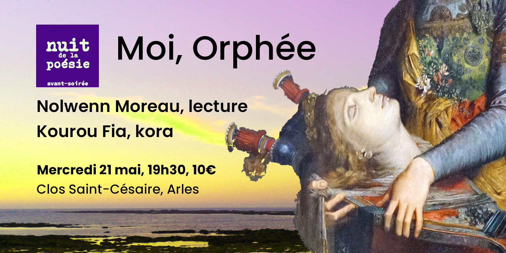 Moi Orphée 21 mai 2025 Nuit de la poésie